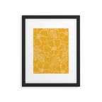 Wild rosa - yellow Framed Art Print Gallery Image 5