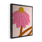 Woodland flower - pink Framed Canvas Print Gallery Image 2