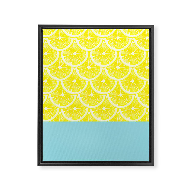 Zesty splice Framed Canvas Print Gallery Image 8