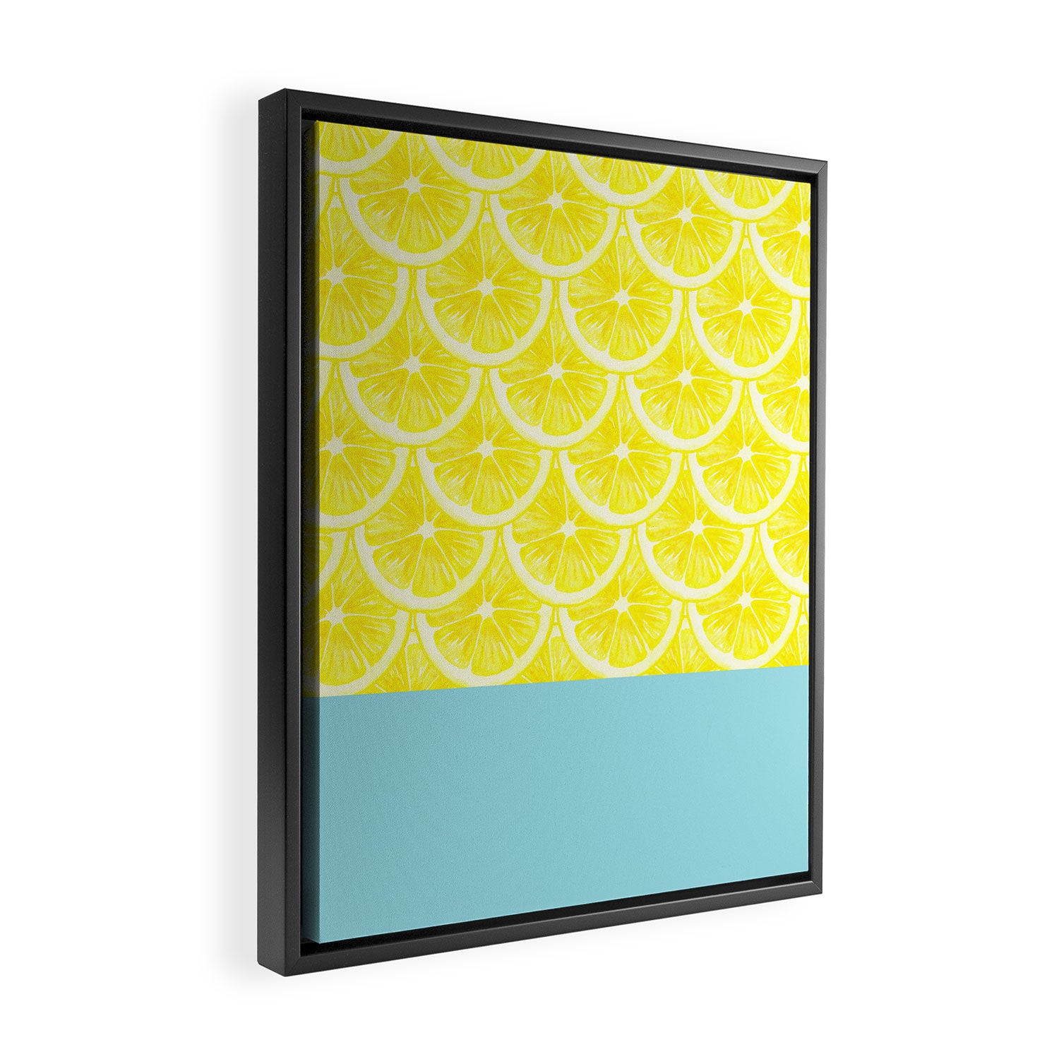 Zesty splice Framed Canvas Print Gallery Image 2