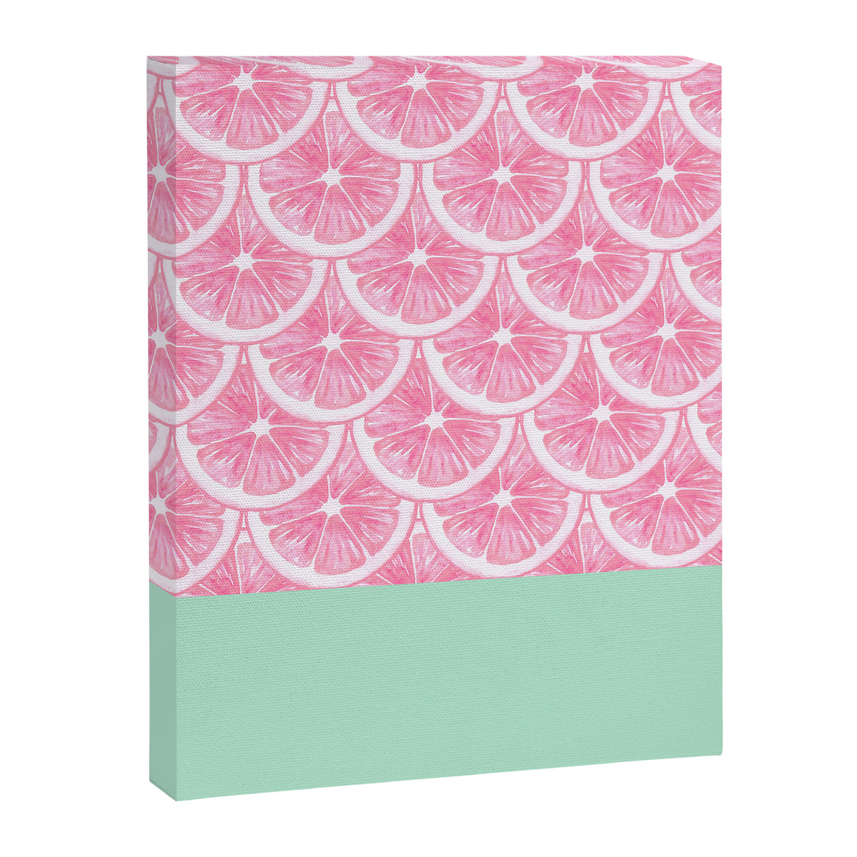 Zesty splice - pink grapefruit Canvas Print Gallery Image 8