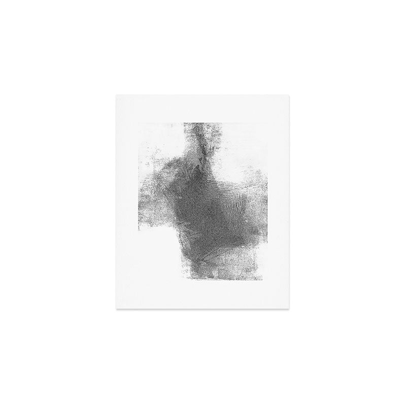 Black and White Minimalist Abstract Painting âDelve 4â Art Print Gallery Image 1
