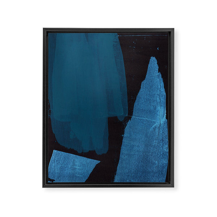 Dark Abstract Framed Canvas Print Gallery Image 1