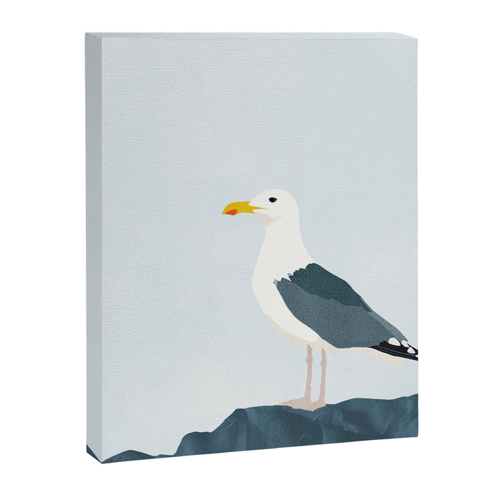 Seagull Minimalist Illustration Canvas Print Gallery Image 1