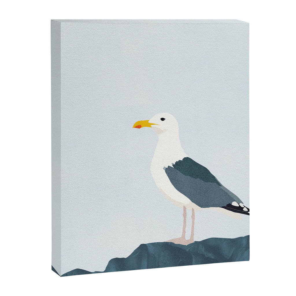 Seagull Minimalist Illustration Canvas Print Gallery Image 6
