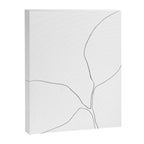 Seedling Leaning Left - Minimalist Botanical Line Drawing Canvas Print Gallery Image 6
