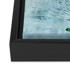 Wading Egret Watercolor Framed Canvas Print Gallery Image 3