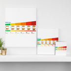 Cat CHONK Chart Meme Canvas Print Gallery Image 3