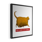 OH LAWD HE COMIN Meme Framed Canvas Print Gallery Image 2
