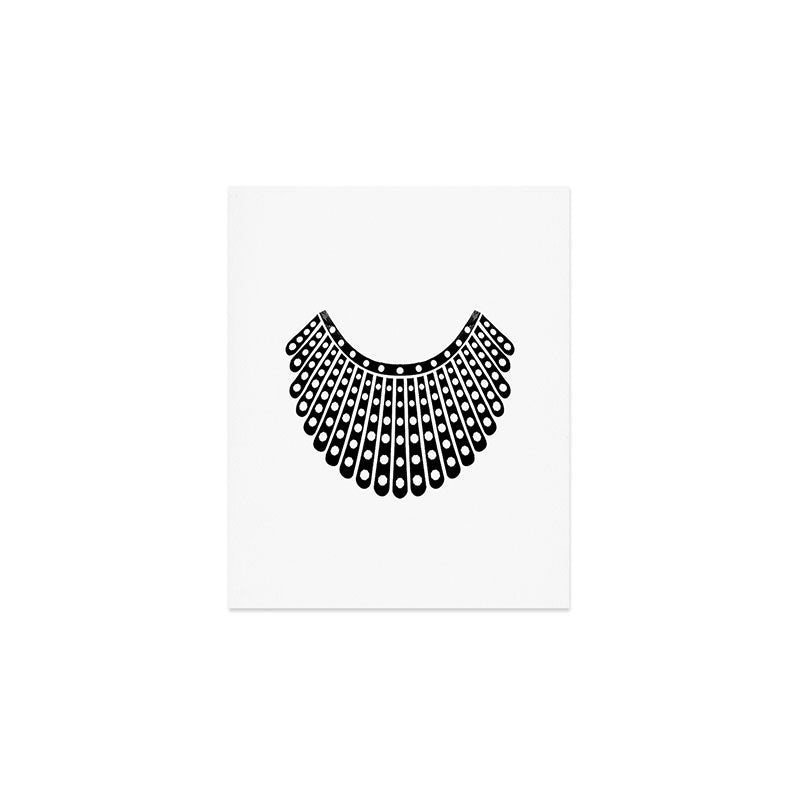 Ruth Bader Ginsburg Dissent Collar Art Print Gallery Image 1