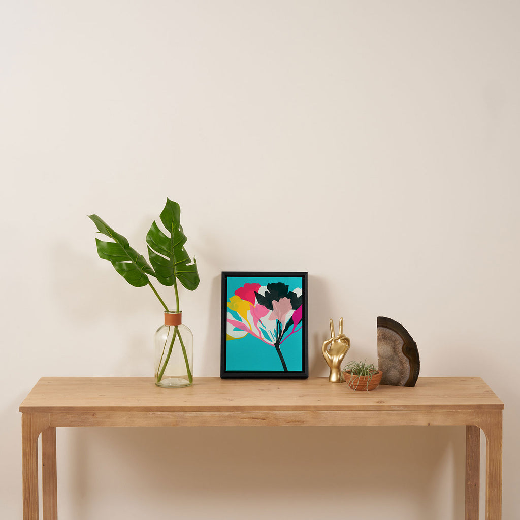alstroemeria 1 Framed Canvas Print Gallery Image 4