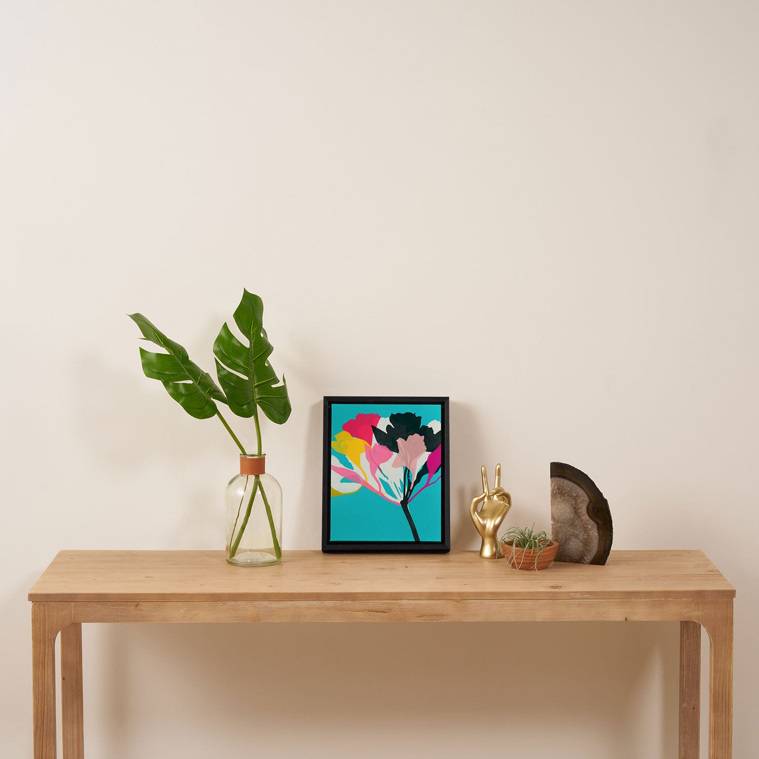 alstroemeria 1 Framed Canvas Print Gallery Image 4