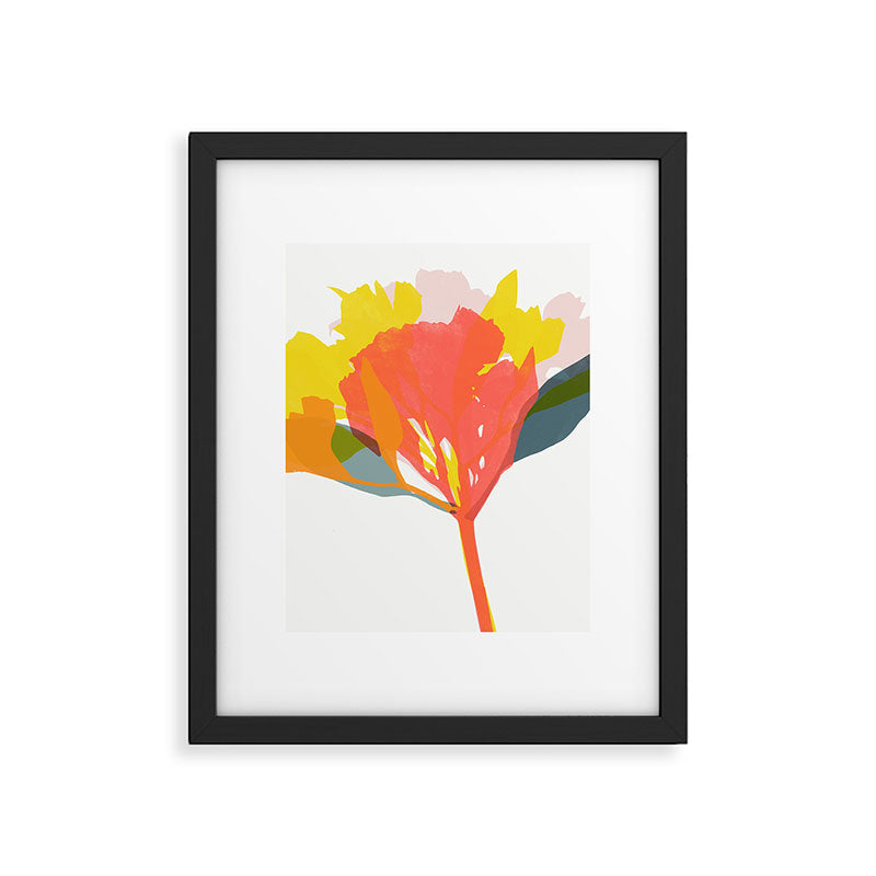alstroemeria 19 Framed Art Print Gallery Image 6