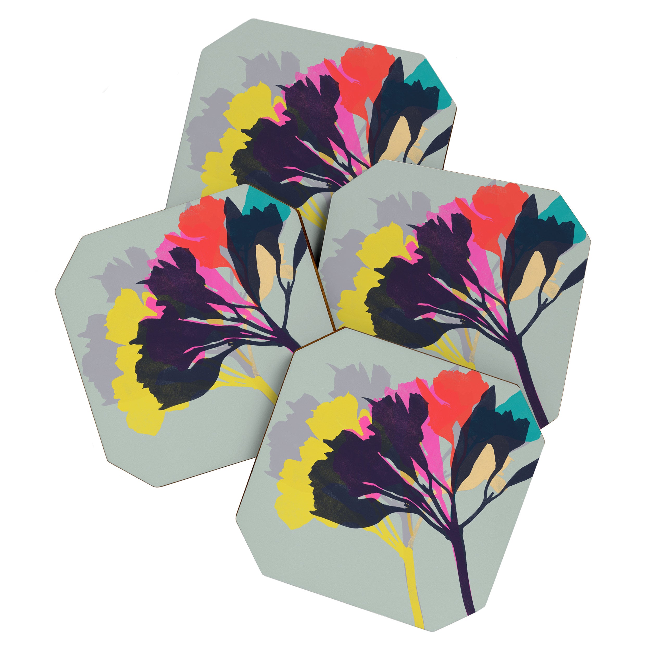 alstroemeria 6 Coaster Gallery Image 1