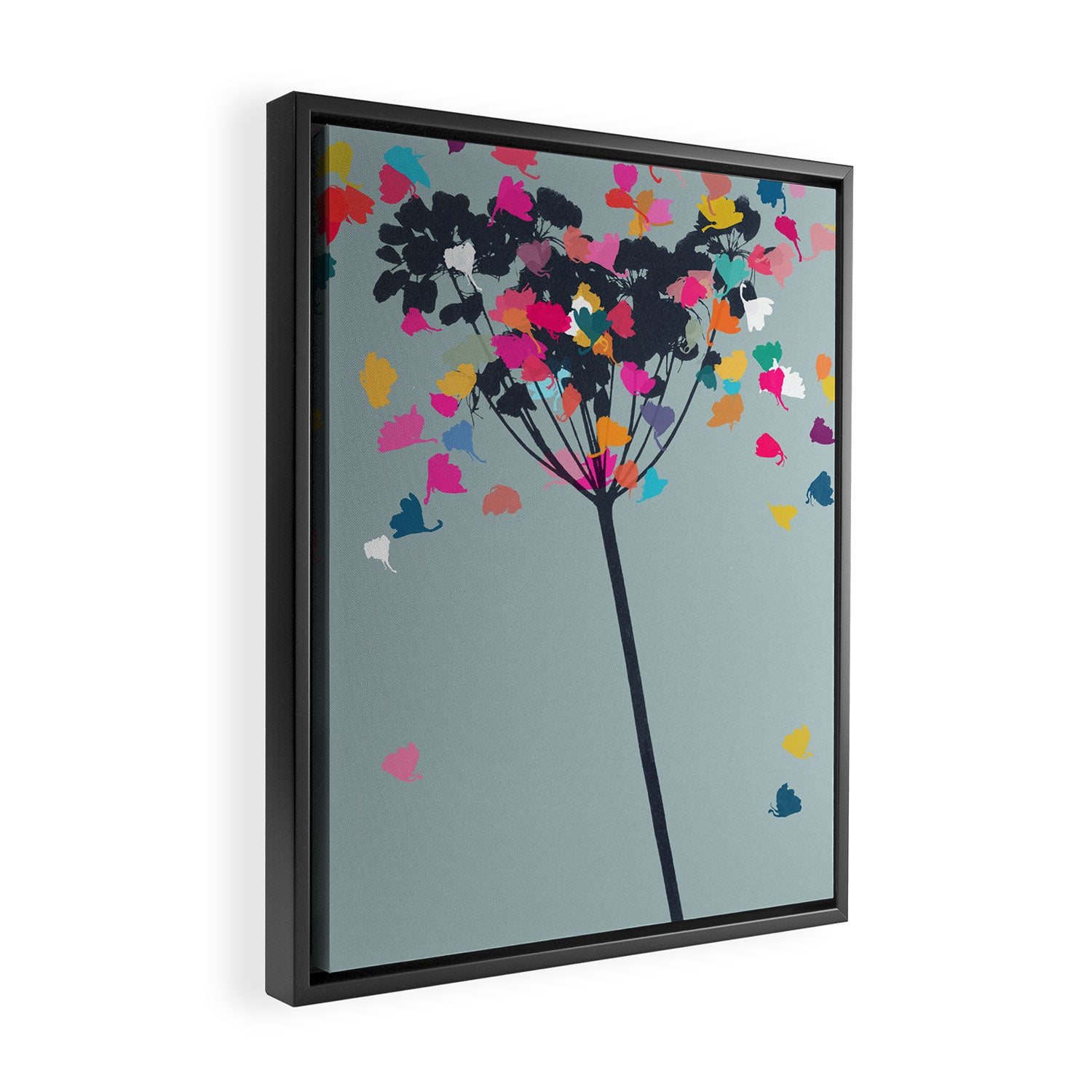cow parsely 2  Framed Canvas Print Gallery Image 2