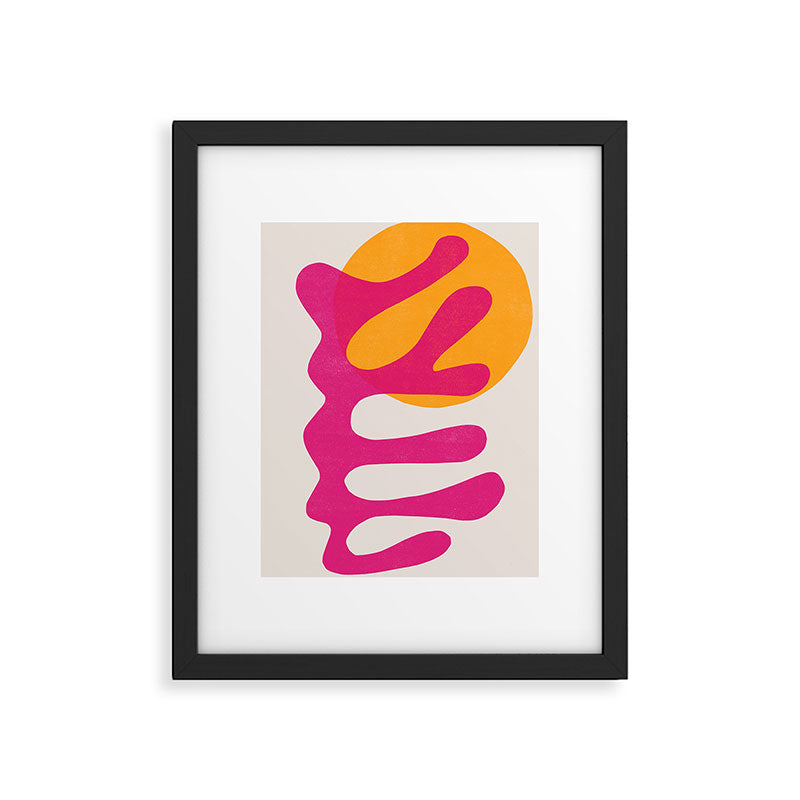 cutouts 3 Framed Art Print Gallery Image 6