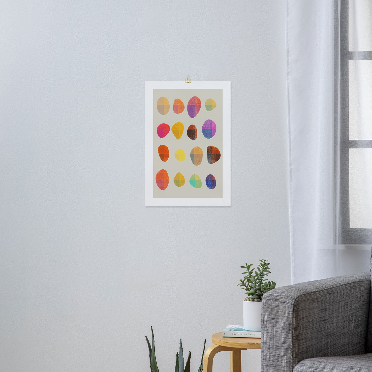 Painted Pebbles 4 Art Print Gallery Image 3