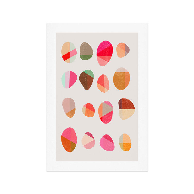 Painted Pebbles 5 Art Print Gallery Image 1