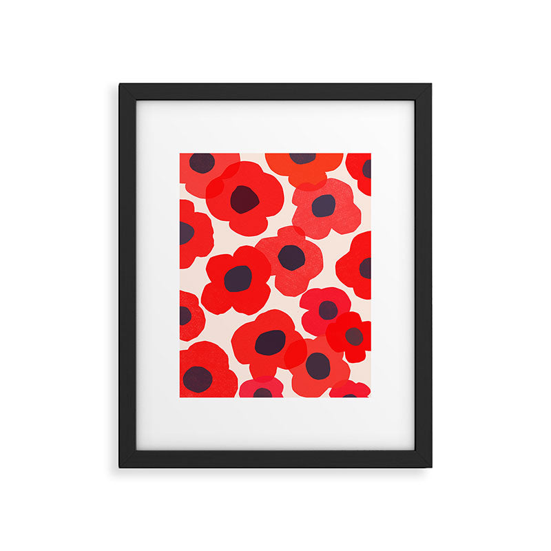 poppy 7 Framed Art Print Gallery Image 6