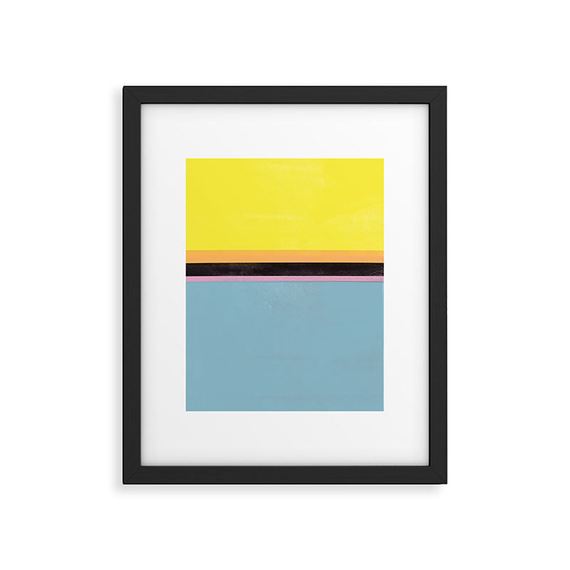 stripe study 14 Framed Art Print Gallery Image 5