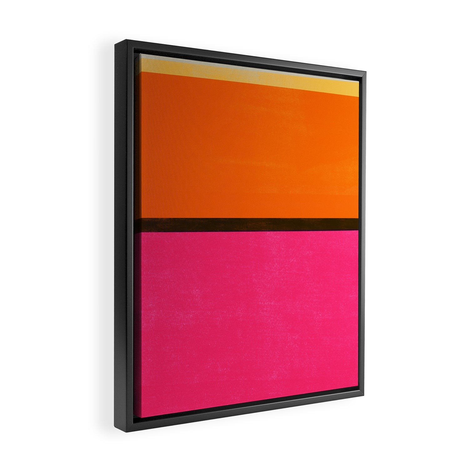 stripe study 36 Framed Canvas Print Gallery Image 2