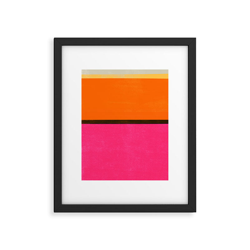 stripe study 36 Framed Art Print Gallery Image 6