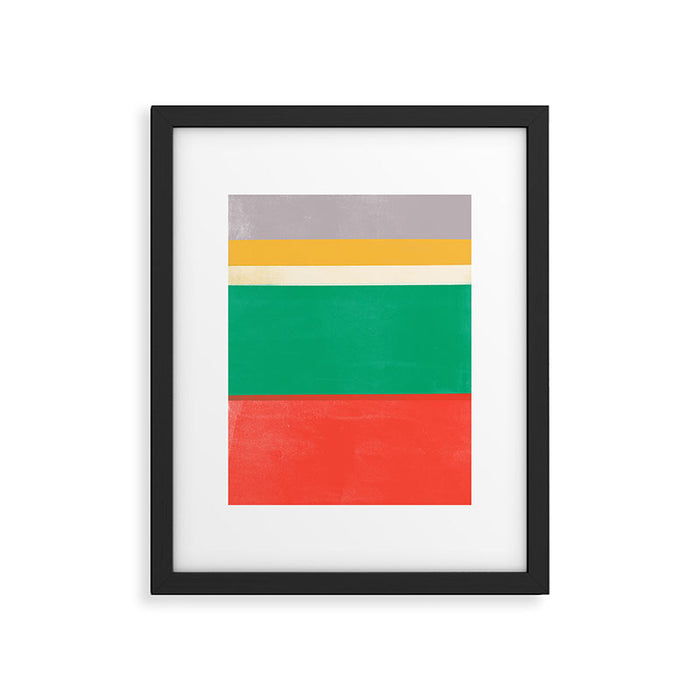 stripe study 38 Framed Art Print Gallery Image 1