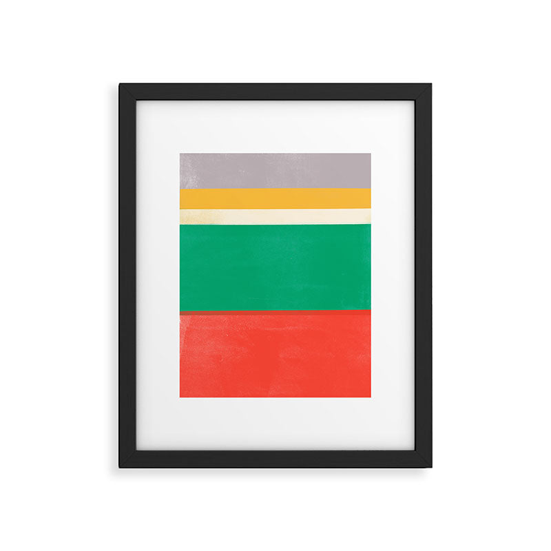 stripe study 38 Framed Art Print Gallery Image 6