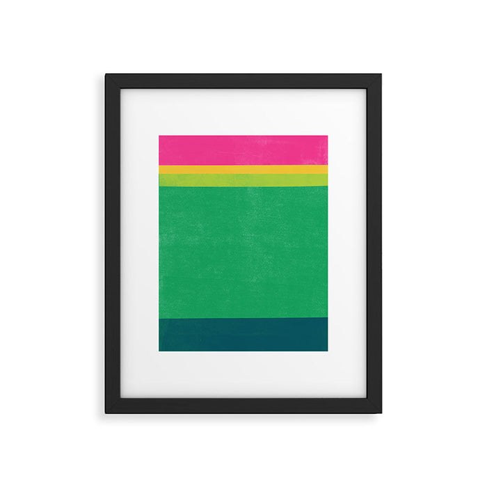 stripe study 41 Framed Art Print Gallery Image 1