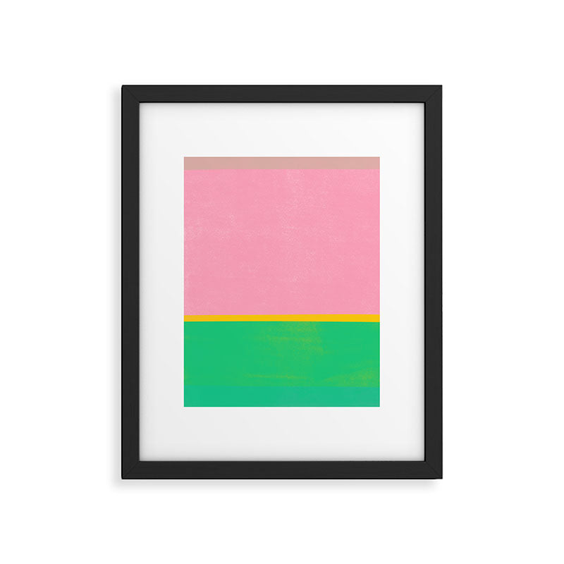 stripe study 42 Framed Art Print Gallery Image 6