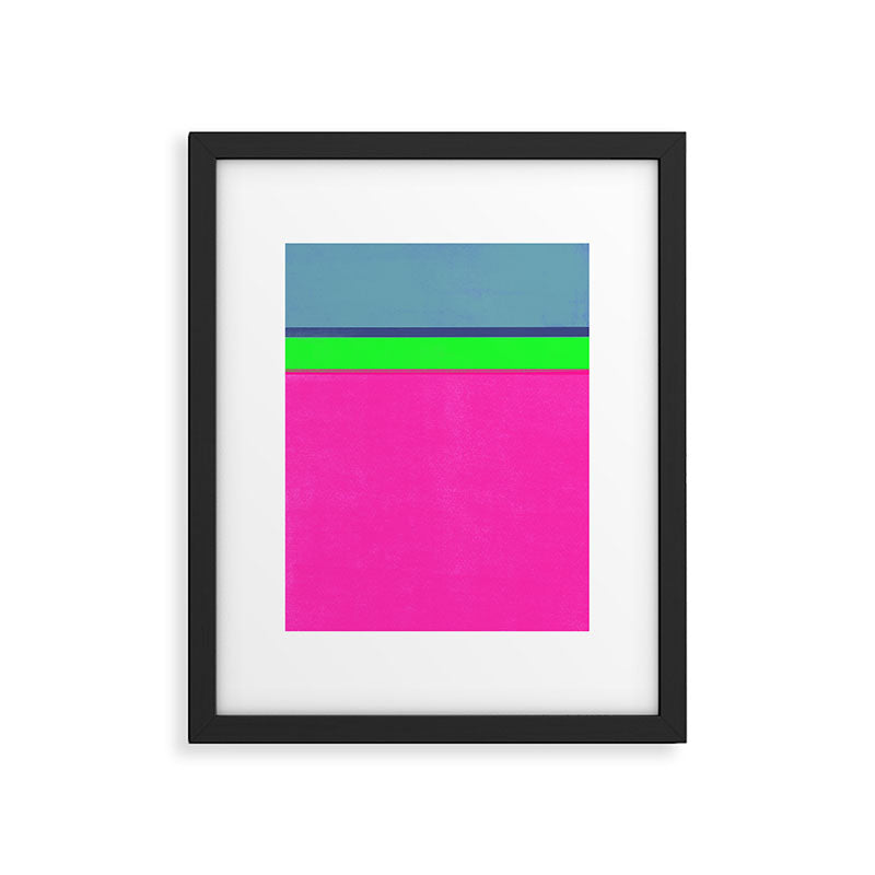 stripe study 43 Framed Art Print Gallery Image 6