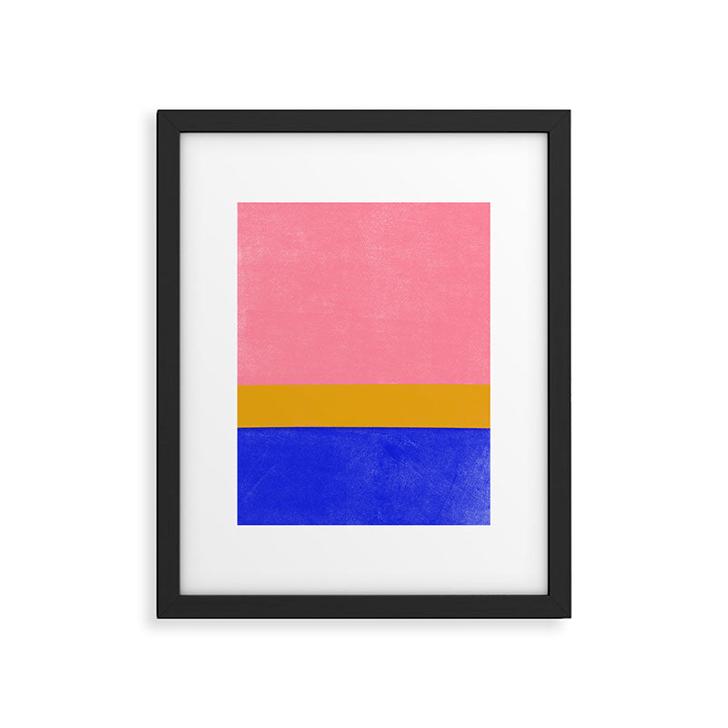 stripe study 44 Framed Art Print Gallery Image 6