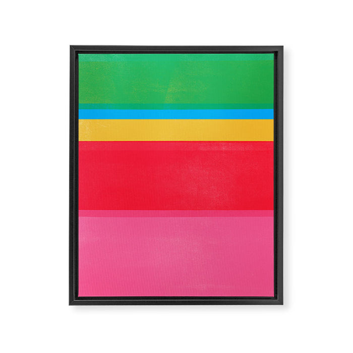 stripe study 47 Framed Canvas Print Gallery Image 1