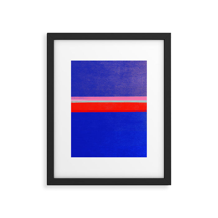 stripe study 48 Framed Art Print Gallery Image 1