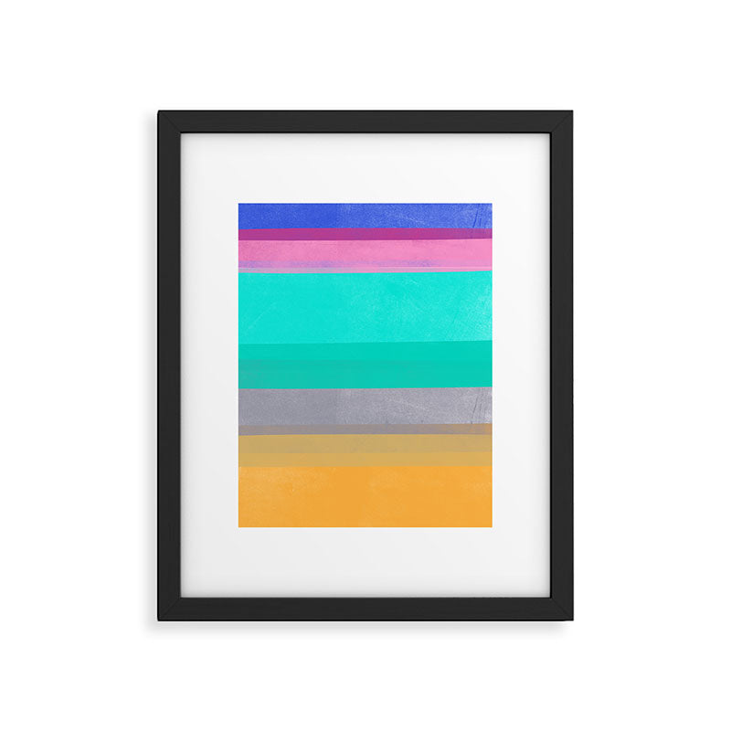 stripe study 5 Framed Art Print Gallery Image 6