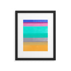 stripe study 5 Framed Art Print Gallery Image 6