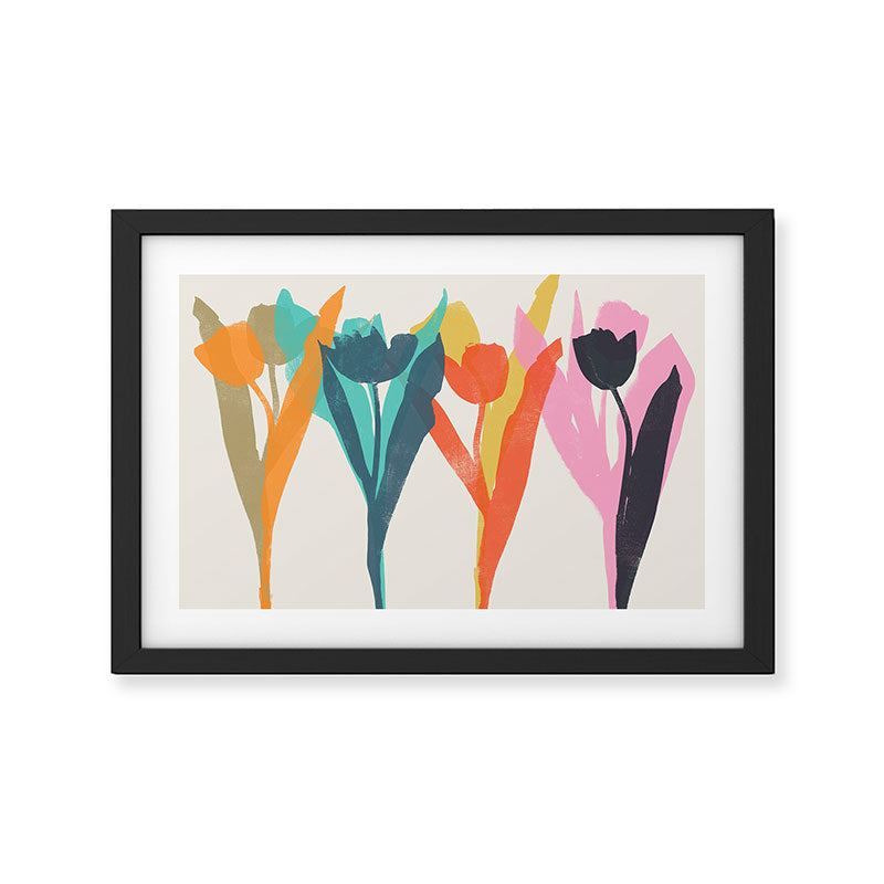 tulips 2 h Framed Art Print Gallery Image 2