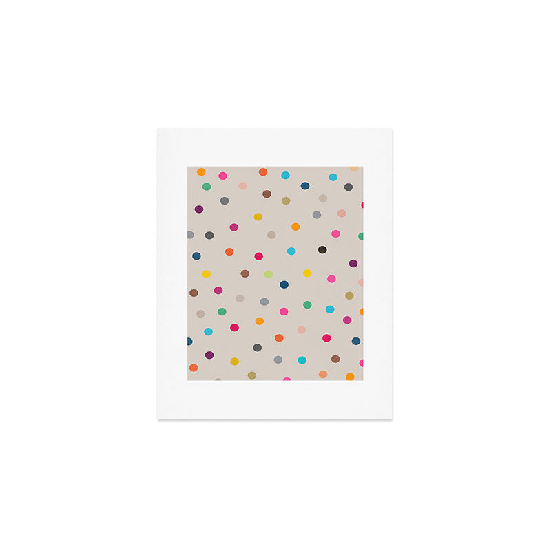 vintage dots 35 Art Print Gallery Image 1