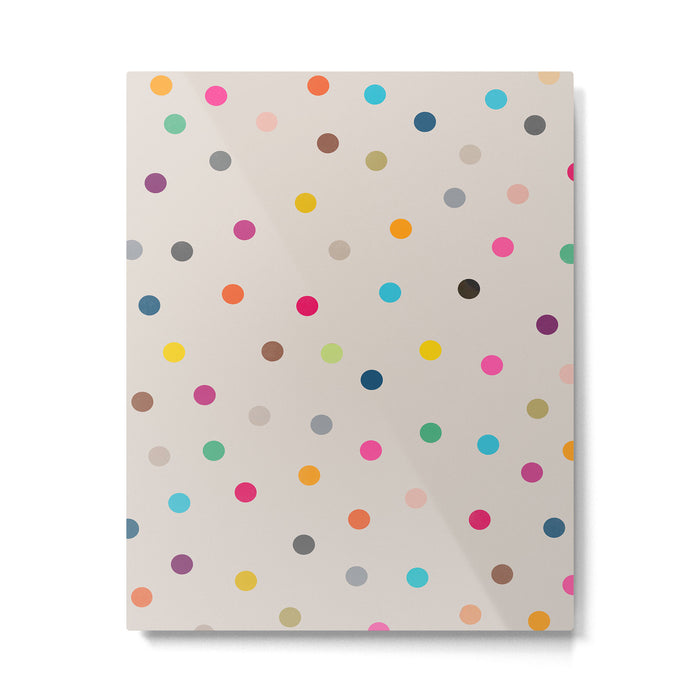 vintage dots 35 Metal Print Gallery Image 1