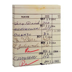 Library Card 23322 Canvas Print Gallery Image 8