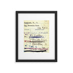 Library Card 828 The Enormous Room Framed Art Print Gallery Image 5