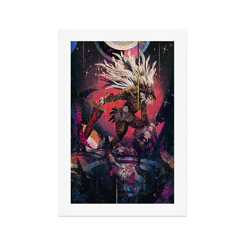 Black Blade Art Print Gallery Image 1