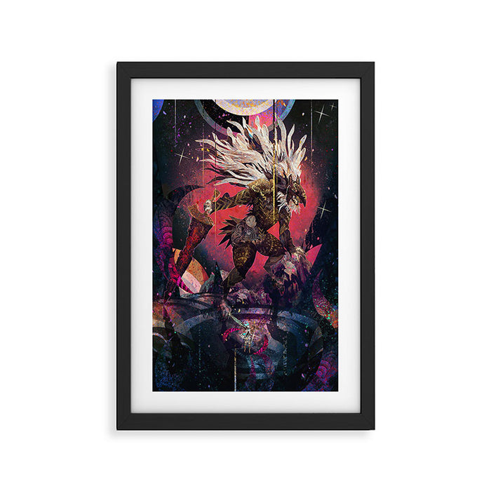 Black Blade Framed Art Print Gallery Image 1