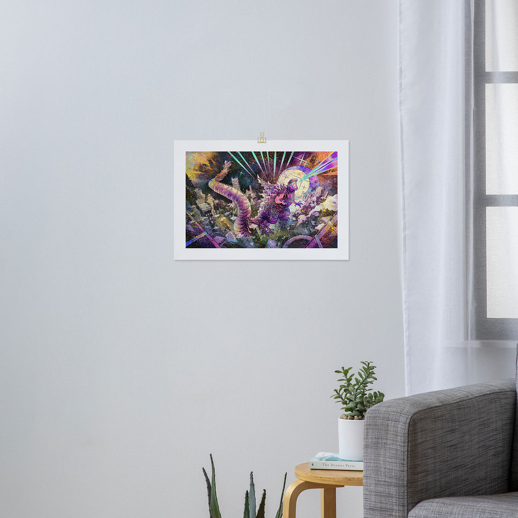 King Of Monsters and Angels Art Print Gallery Image 3