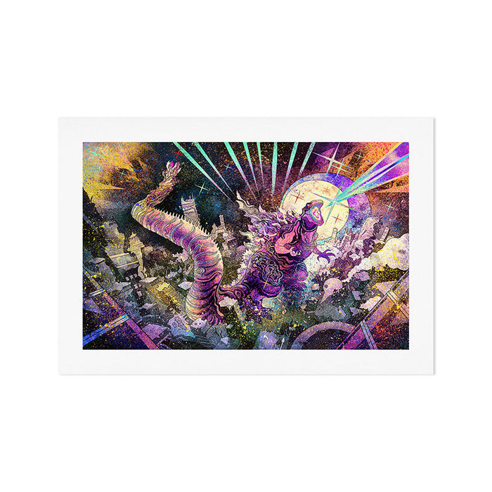 King Of Monsters and Angels Art Print Gallery Image 1