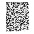 Graffiti sketch black and white drawing doodle pop art  Canvas Print Gallery Image 8