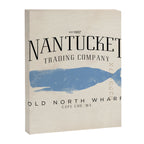 Nantucket whale nautical ocean wharf Massachusetts cottage beach house art Canvas Print Gallery Image 8
