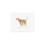 Yellow Dog Lab Buoy Beach Dog Watercolor Art Print Gallery Image 1