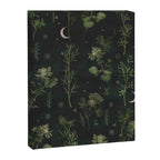 Full Moon Forest - Dreaming Crescent Moon Botanical  Canvas Print Gallery Image 3