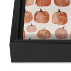 Mini Pumpkins Boho Autumn Cozy Fall Watercolor Illustration Framed Canvas Print Gallery Image 3
